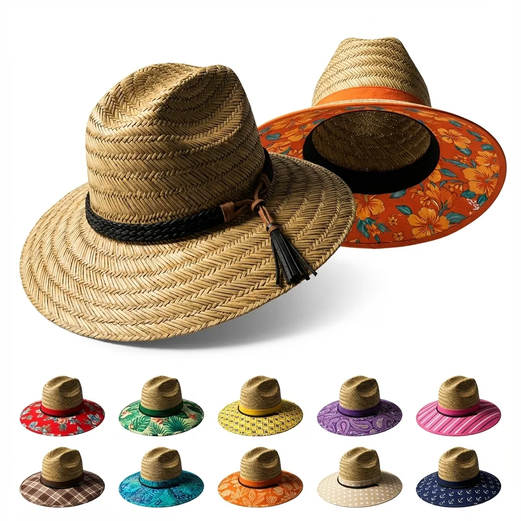 Bespoke Brim: Personalized Woven Hat with Custom Patch
