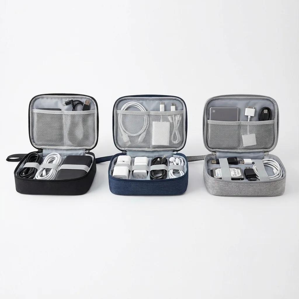 GridLock Pouch: Modular Storage for Your Tech & Cables