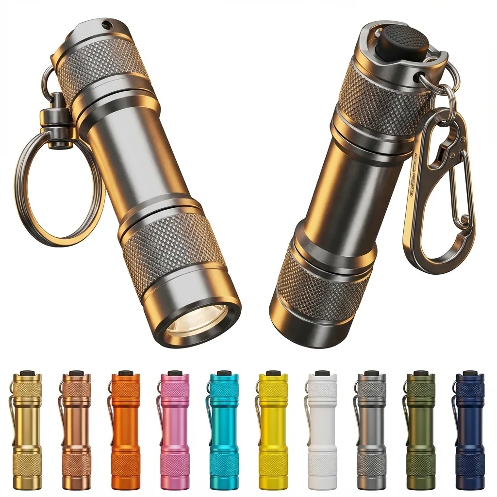 Compact 3-LED Keychain Illuminator in Durable Aluminum 2
