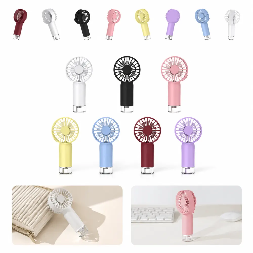 Rechargeable Mini Misting Fan with Adjustable Cool Mist 2
