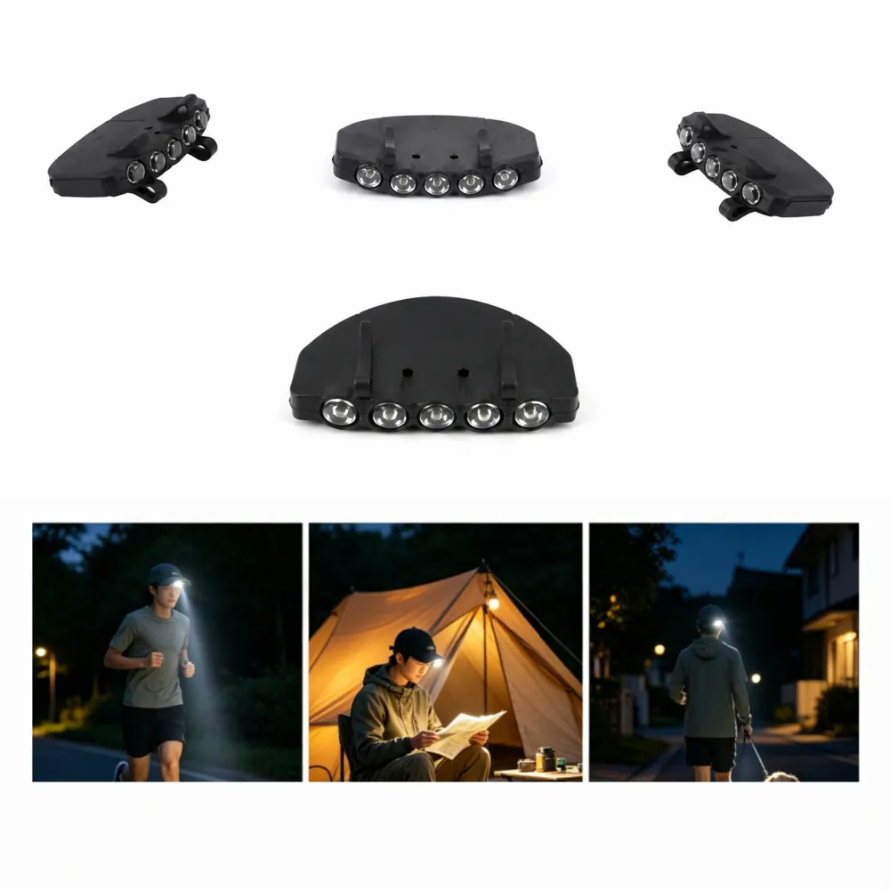 LED Hat Clip Light Hands-Free for Reading Camping Repair 2