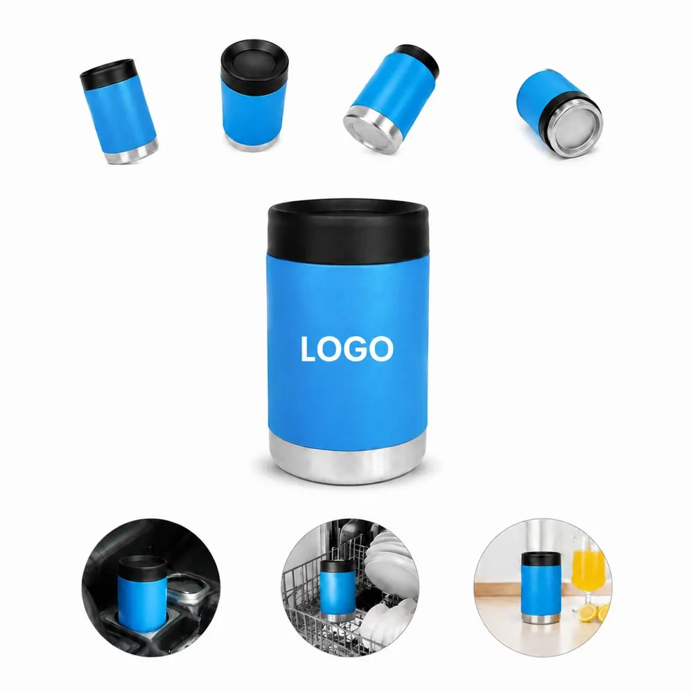 12oz Vacuum Insulated Can Cooler Tumbler for Cold Drinks