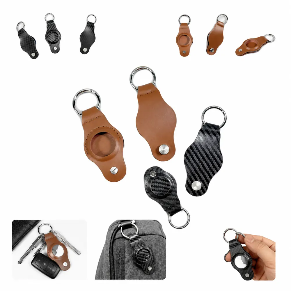 Carbon Fiber Key Organizer Keychain with Secure Screw Lock 2