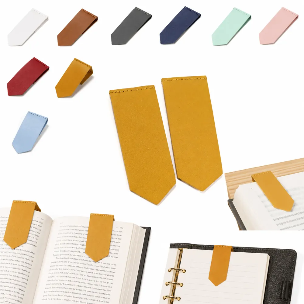 Handmade Vegan Leather Bookmark, Durable Eco-Friendly Page 2