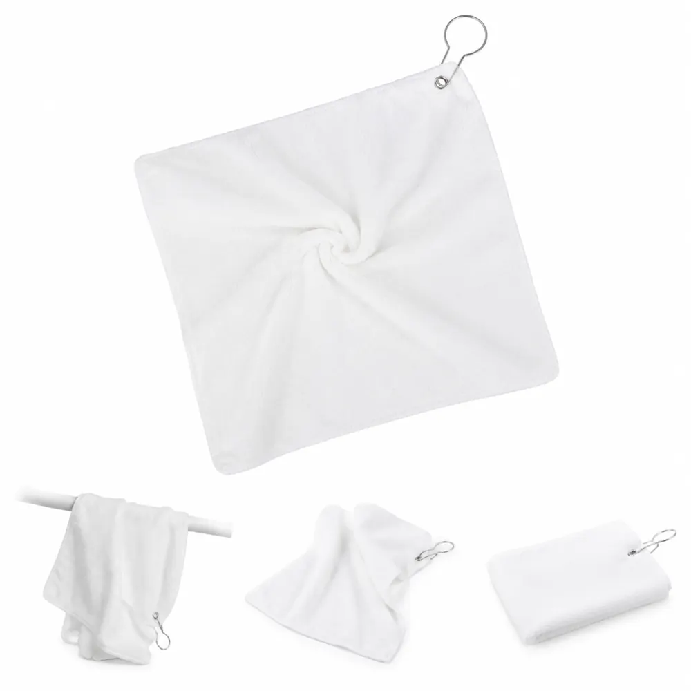 Microfiber Golf Towel 11.8x11.8 Sublimation High Absorbent 2