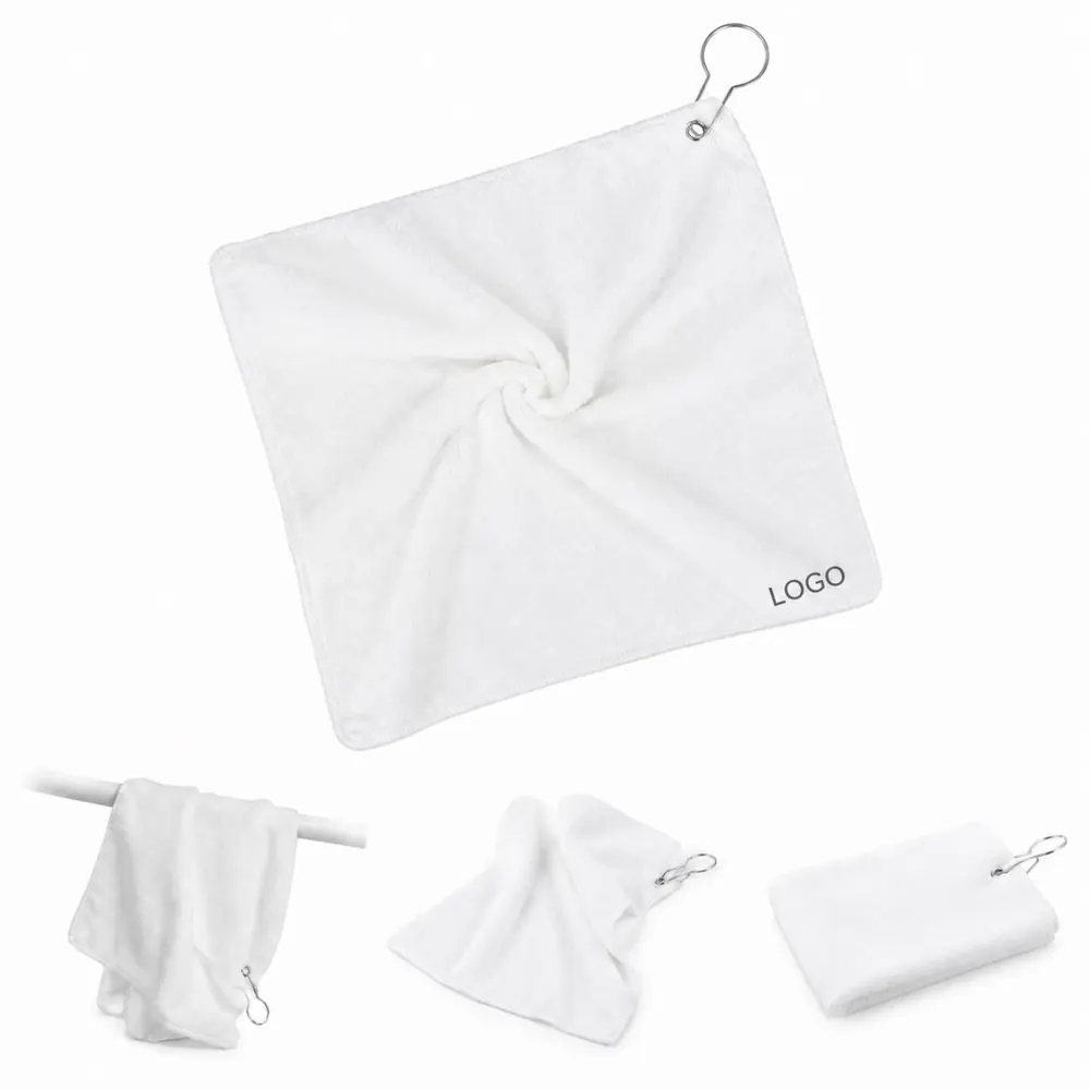 Microfiber Golf Towel 11.8x11.8 Sublimation High Absorbent