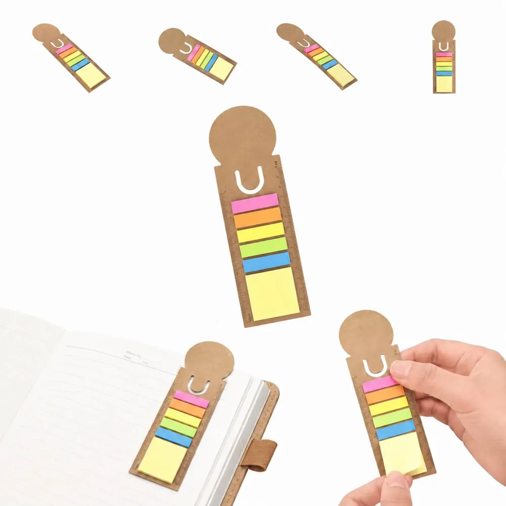 Ruler Sticky-Note Bookmark with Self-Adhesive Strip 2