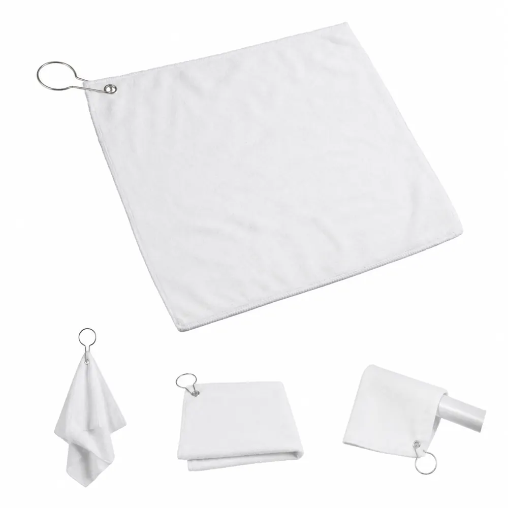 Full Color Microfiber Golf Towel with Clip for Bag 2