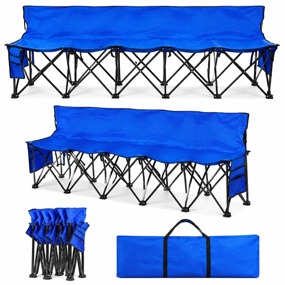 Portable Folding Bench Seats 6 for Outdoor Events 2