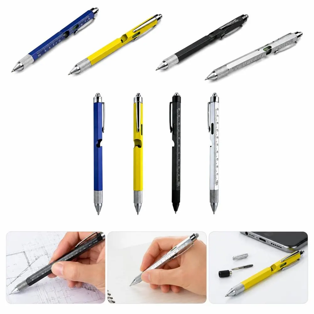 9-in-1 Multifunction Pen with Stylus, Ruler, Screwdriver 2