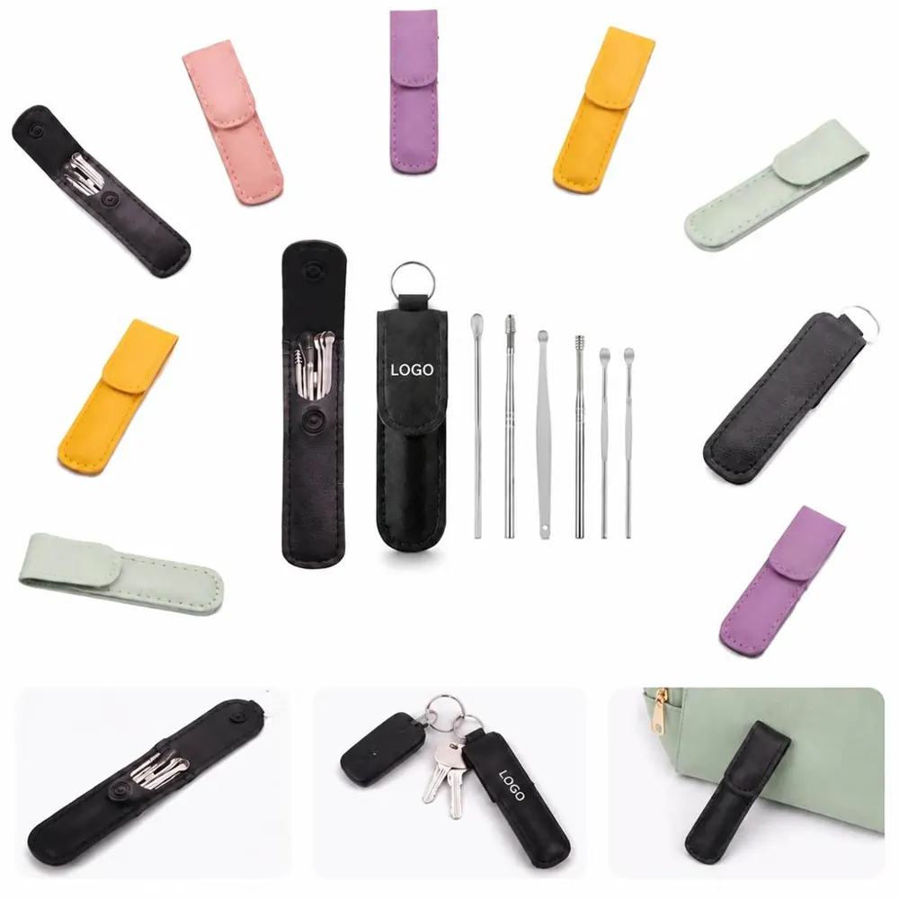 Portable Ear Care Kit with Safe Rounded Tip
