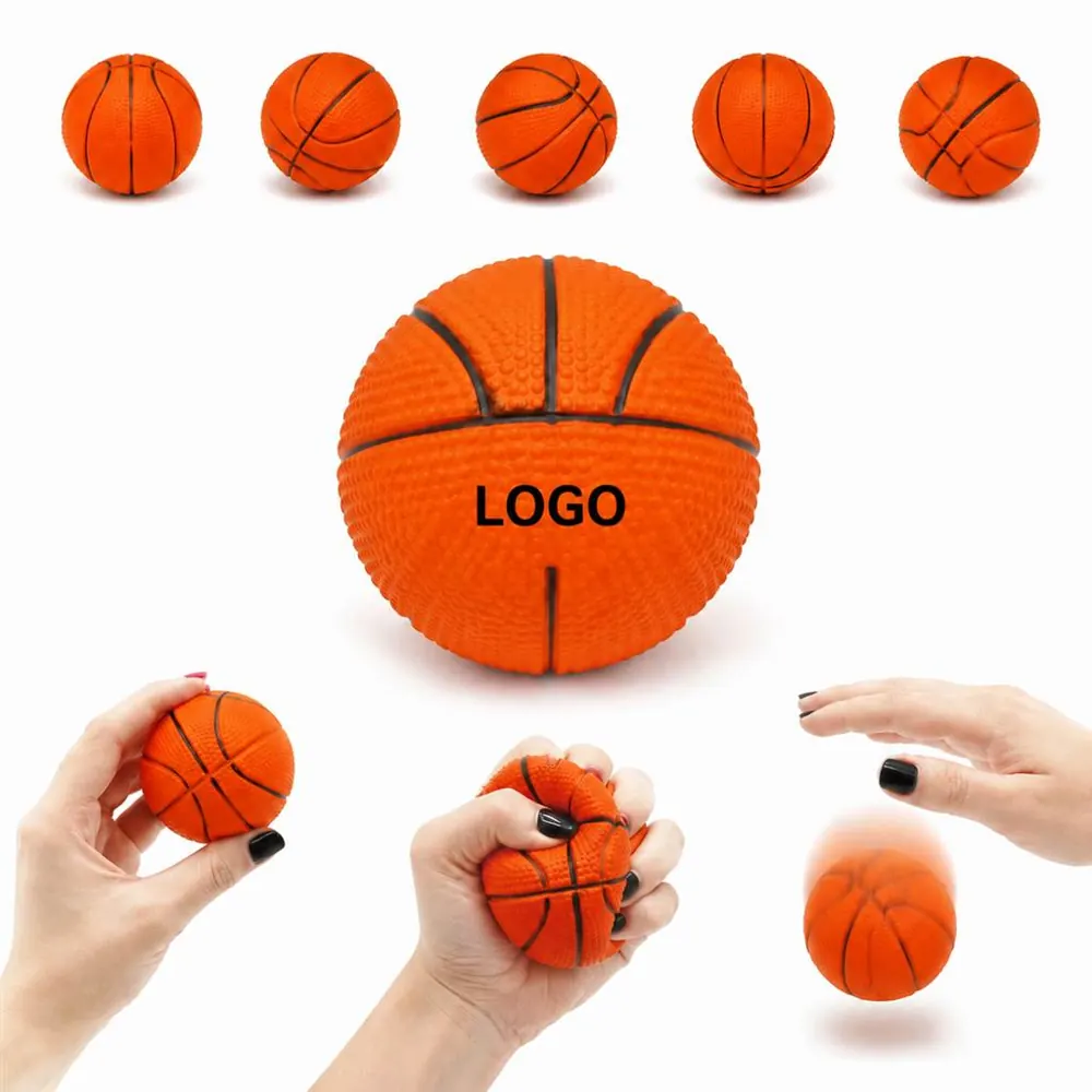 Foam Basketball Stress Ball 2.75 Inch Squeeze Toy
