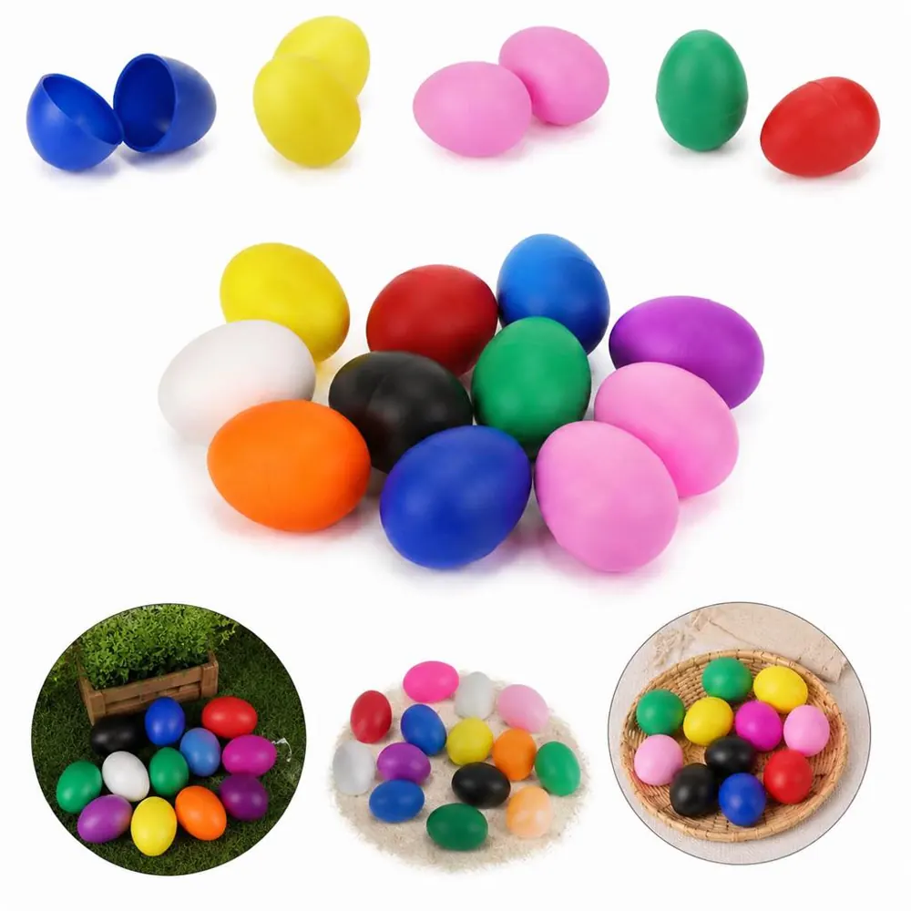 Plastic Egg Shaker Maracas Musical Instruments for Toddlers 2