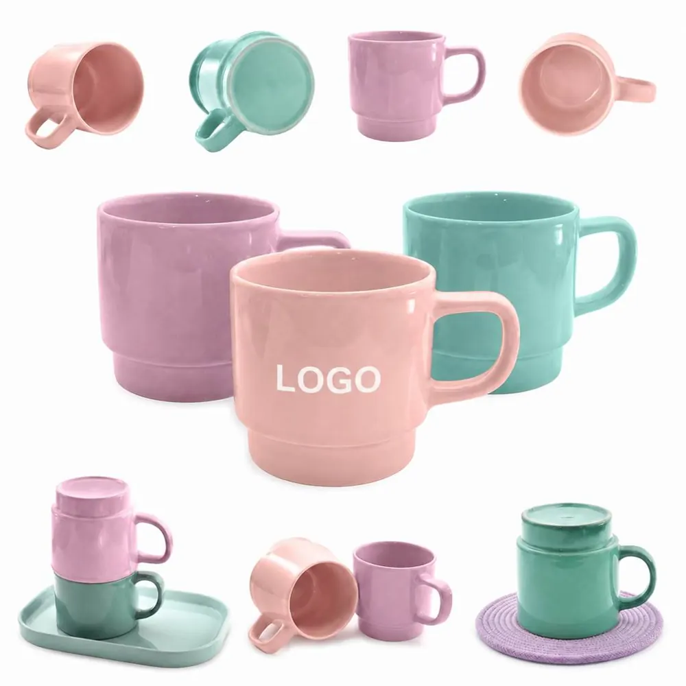 13oz Ceramic Mug for Coffee Tea Hot Chocolate, Durable