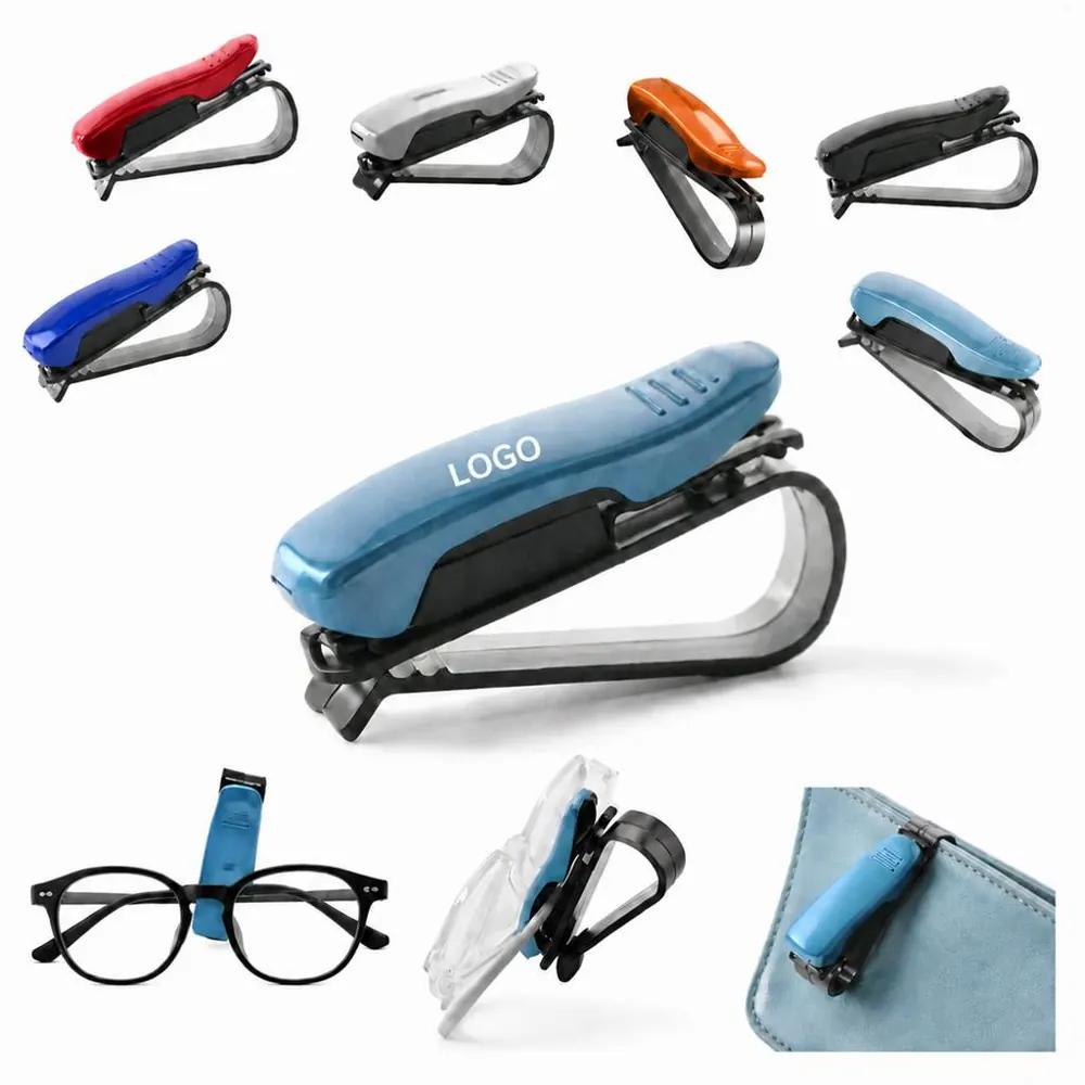 Car Visor Sunglasses Clip Non-Slip Holder for Easy Access