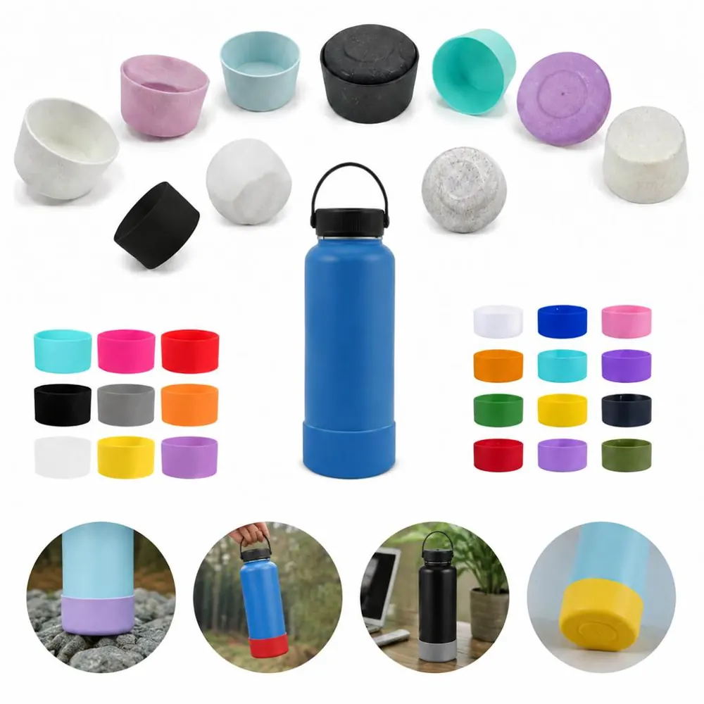 Non-Slip Silicone Bottle Boot, 3 Inch Protective Cover 2
