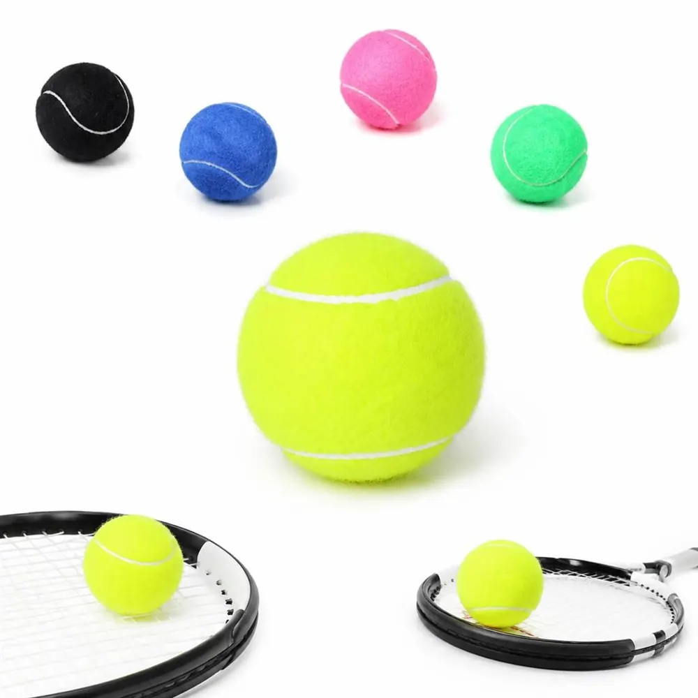 Professional Felt Tennis Ball for Practice, Optic Yellow 2