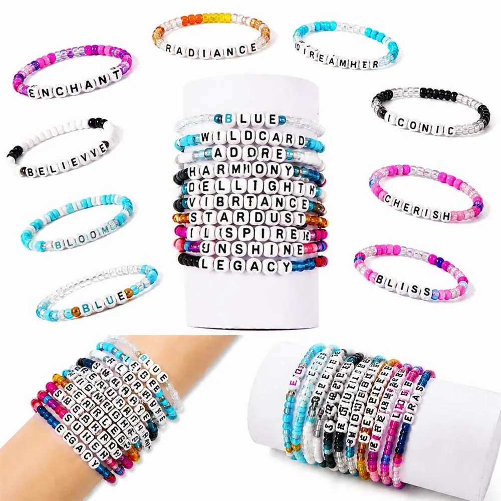 Customizable Letter Bead Friendship Bracelets 2