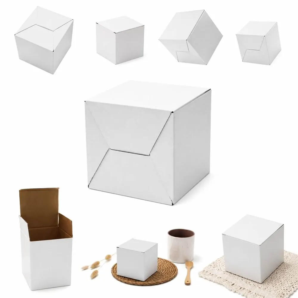 Eco-Friendly Sturdy White Gift Box for Jewelry and Small 2