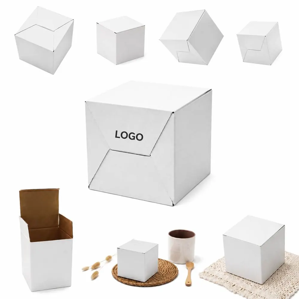 Eco-Friendly Sturdy White Gift Box for Jewelry and Small