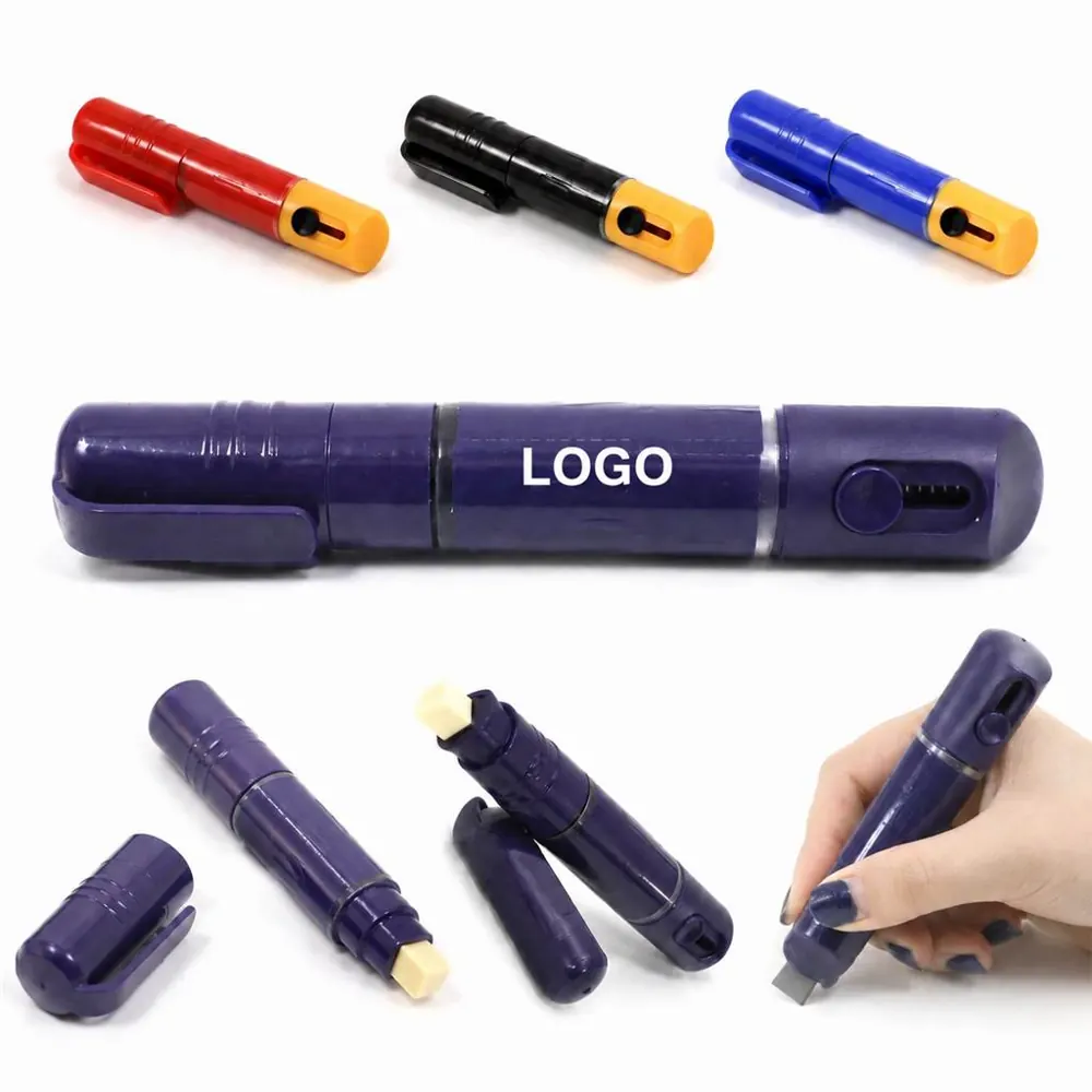 Retractable Blade Marking Pen with Fine-Point Tip