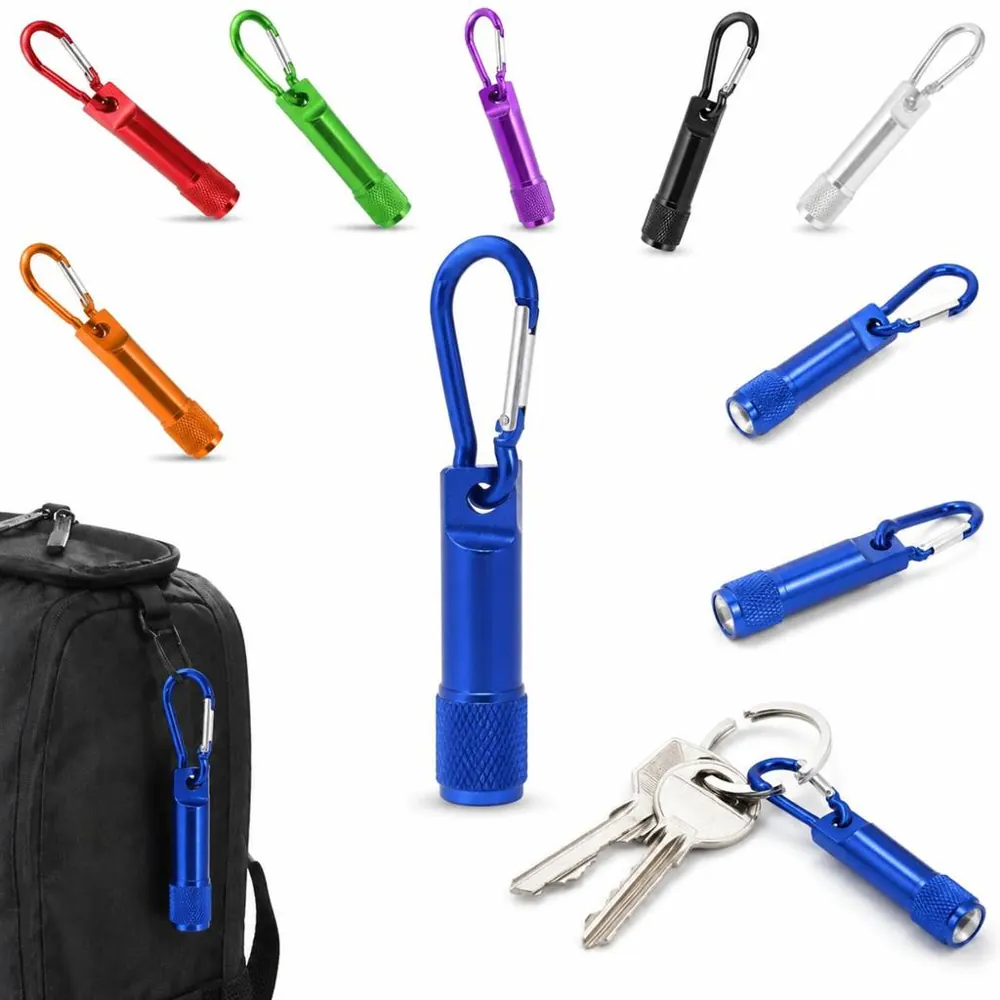 Mini LED Keychain Flashlight with Carabiner for Everyday 2