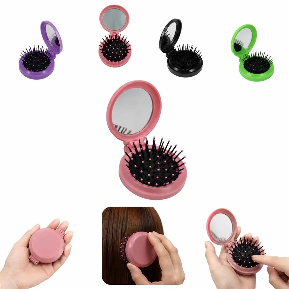 Foldable 2-in-1 Air Cushion Hairbrush for Travel 2