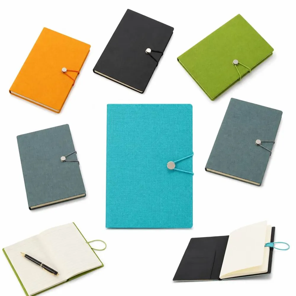 A5 Elastic Closure Notebook, Lined Pages, Lay-Flat Binding 2