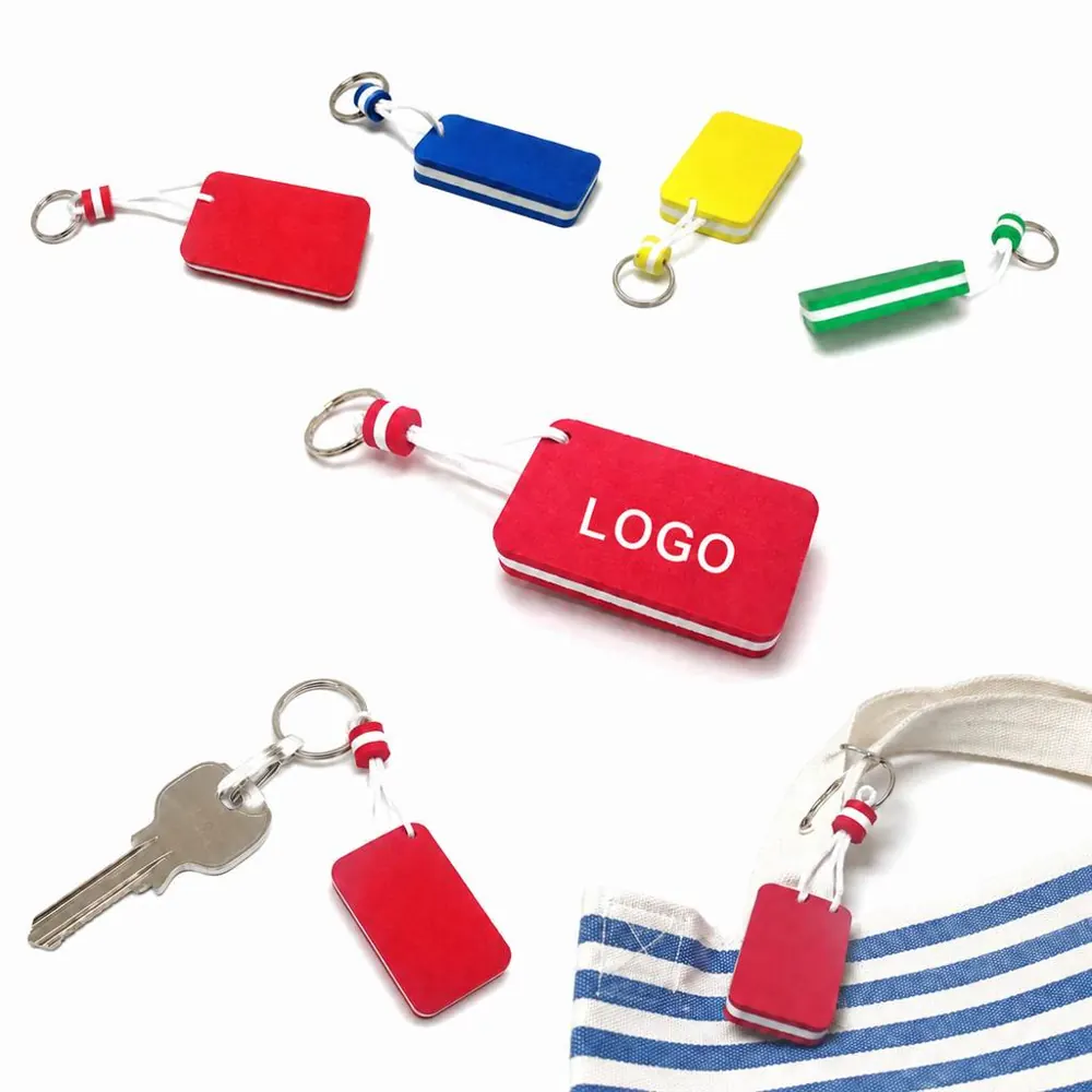 Buoyant Sponge Keychain for Floating Keys, Waterproof