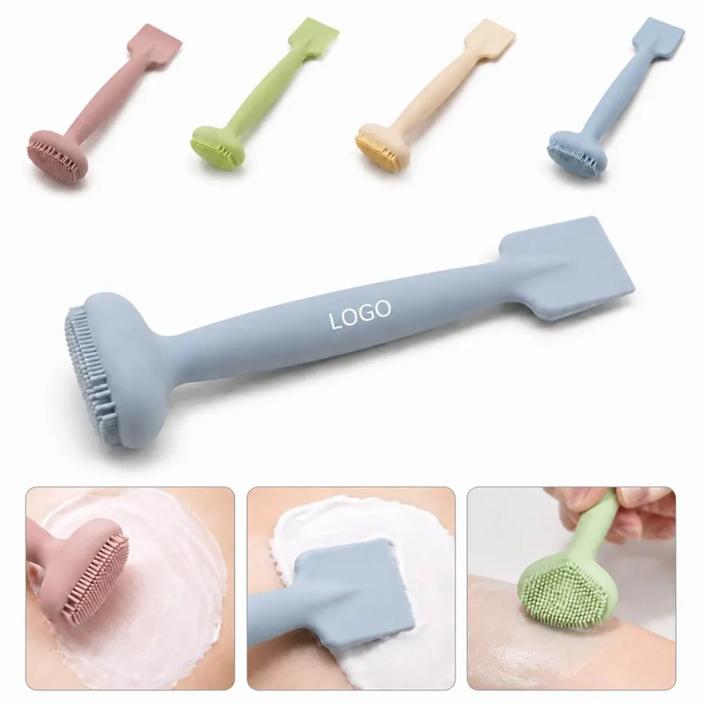 Double-Ended Silicone Mask Brush for Face, Travel Skincare