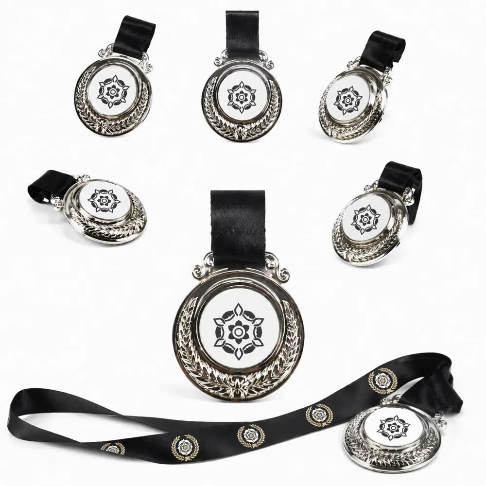 Custom Engraved Zinc Alloy Commemorative Medal 2.5 Inch 2