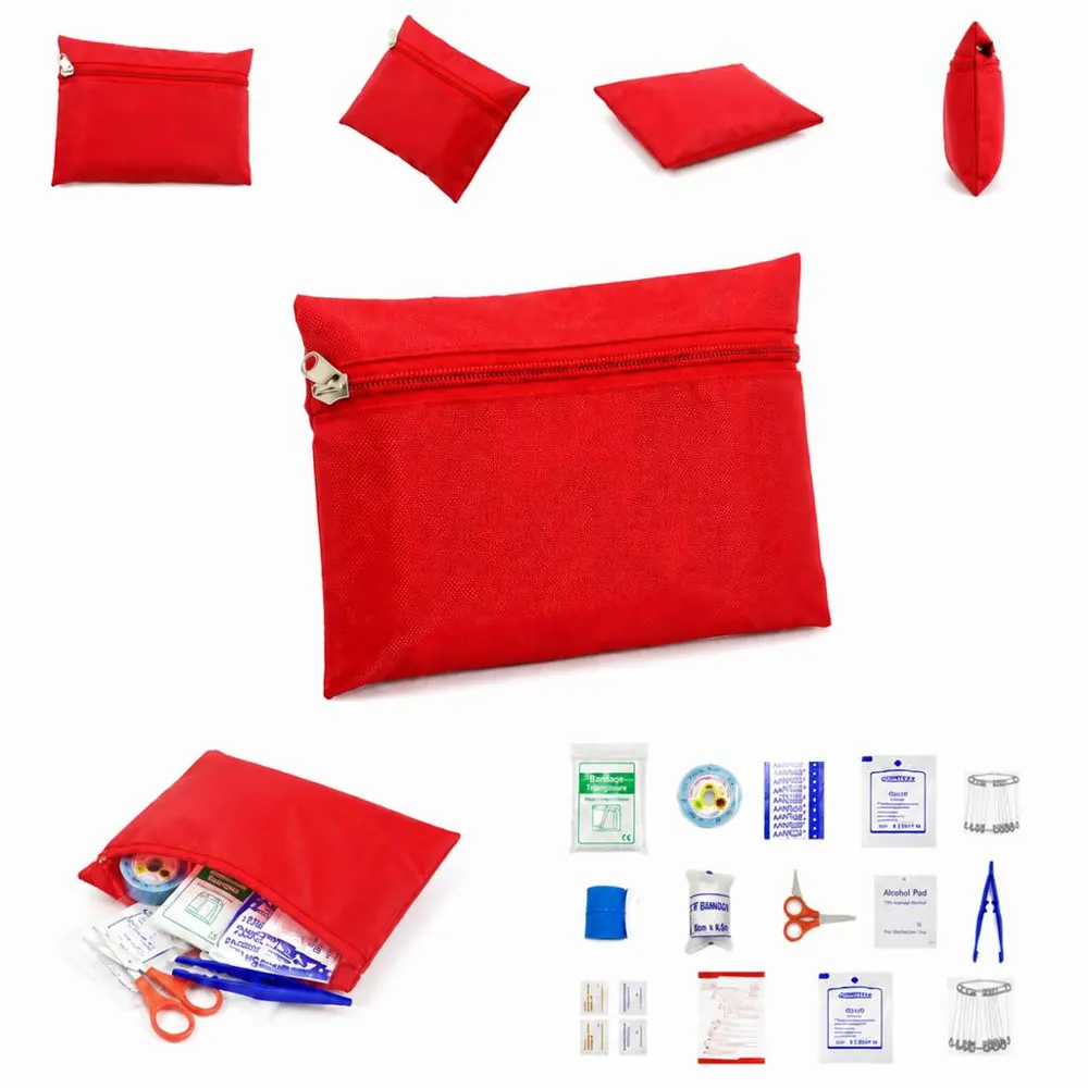Car Emergency First Aid Kit 14-Piece Compact Set 2