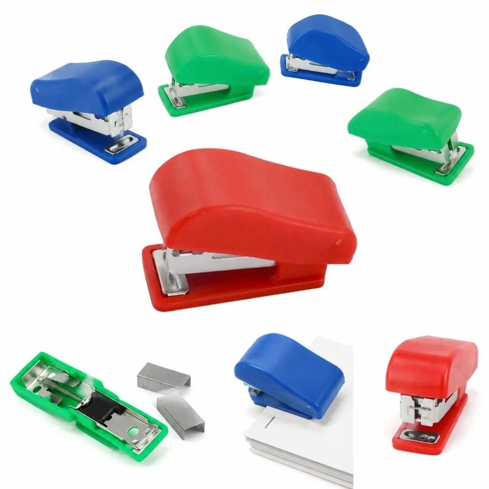 Compact Mini Stapler with Pre-loaded Nails for Light Duty 2