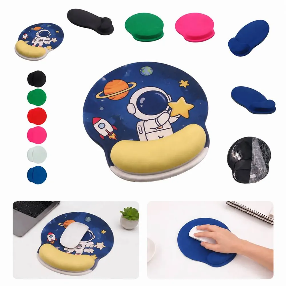 Ergonomic EVA Wrist Rest Mouse Pad with Non-Slip Rubber Base 2