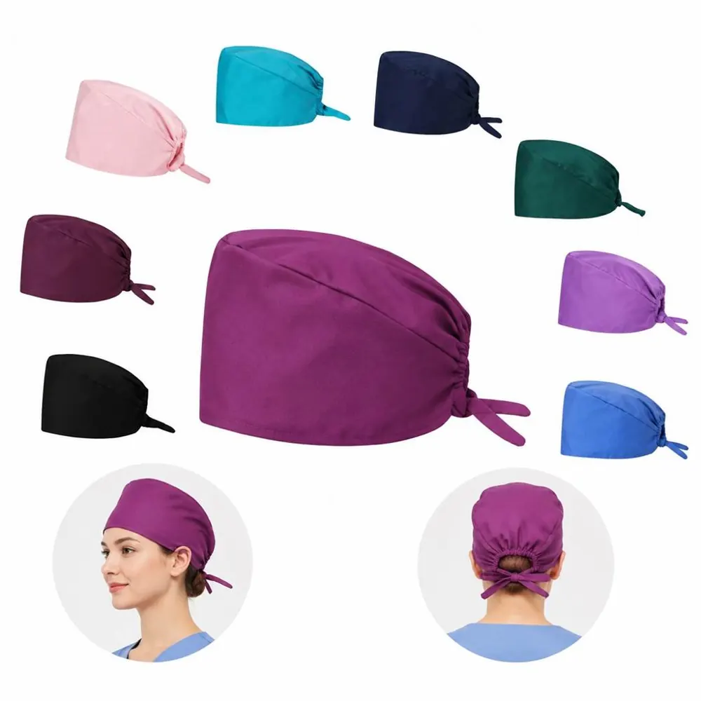 Adjustable Medical Scrub Cap for Nurses, Breathable 2