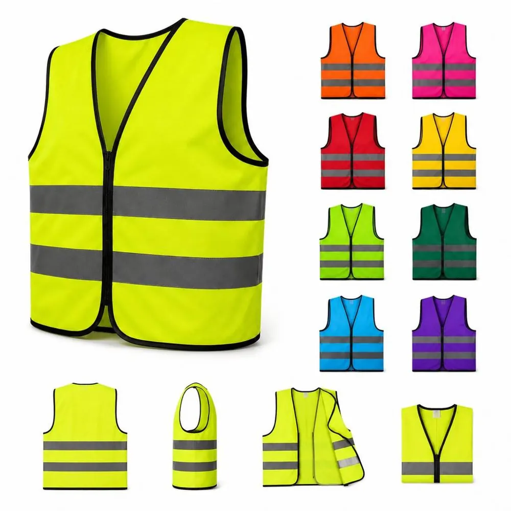 Kids Reflective Safety Vest Hi-Vis for Night Outdoor Wear 2