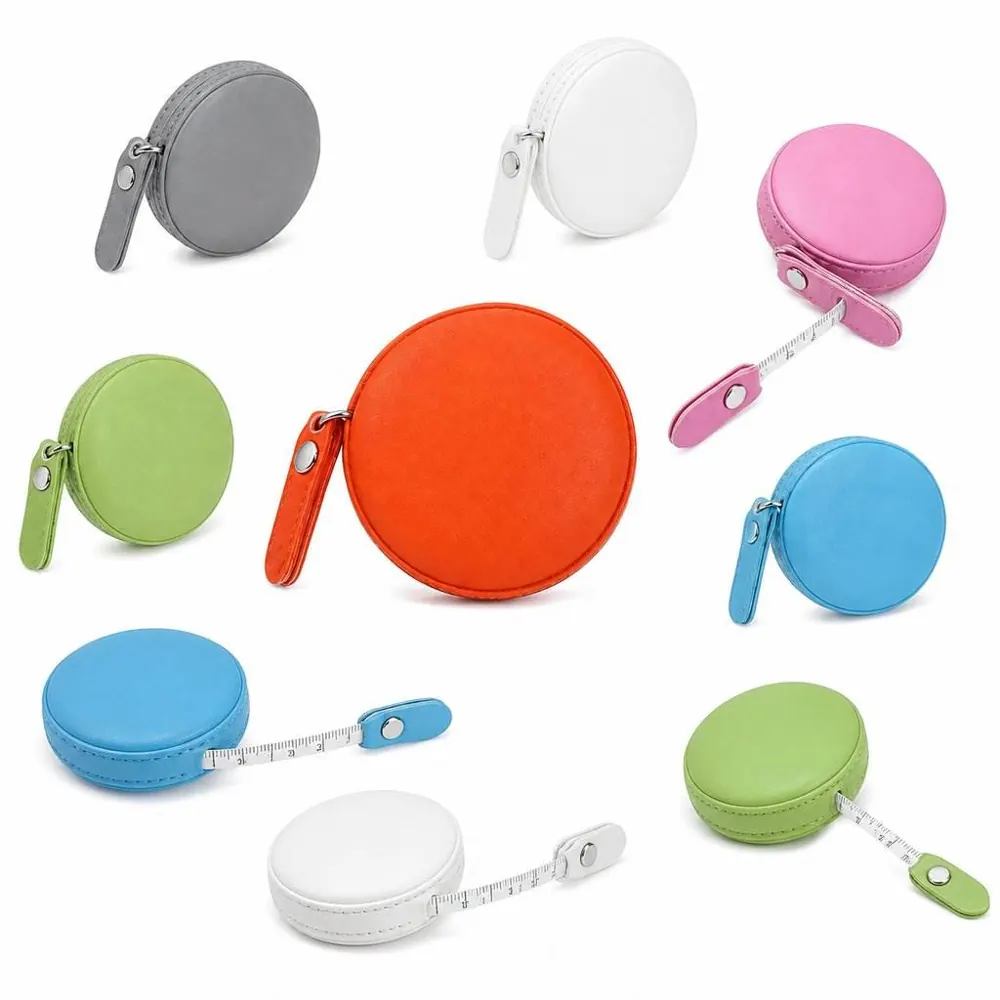 Retractable Leather Dual-Sided Measuring Tape 59in 2