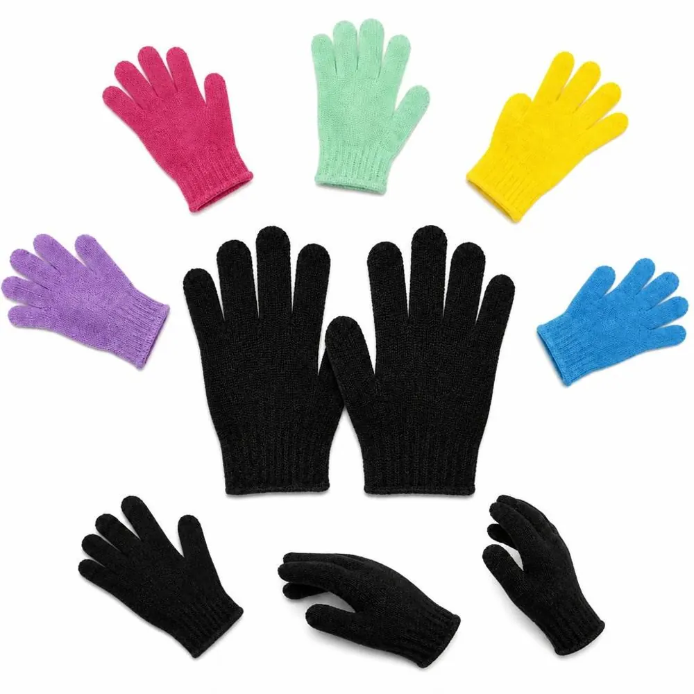 Microfiber Exfoliating Bath Cleaning Gloves for Shower 2