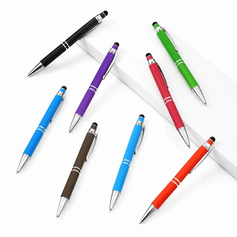 Metal Push-Button Ballpoint Pen, Smooth Writing Office 2