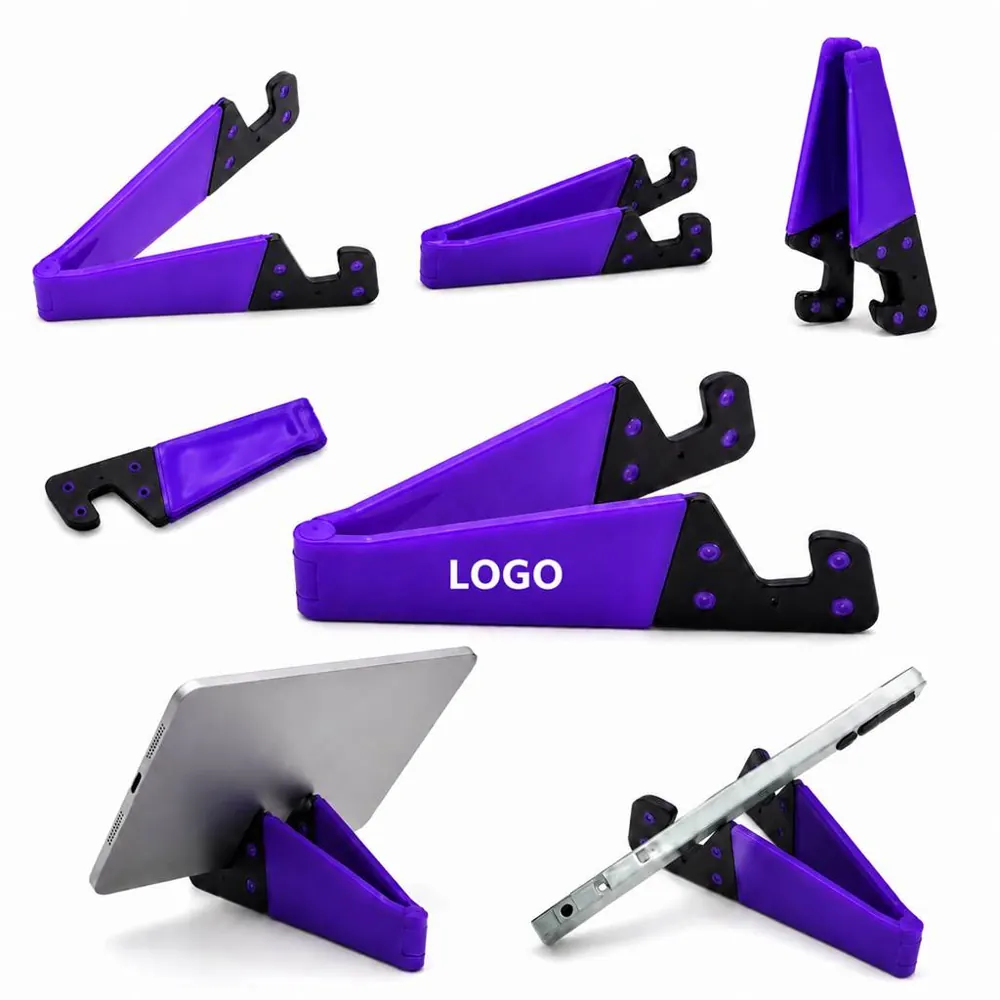 Foldable V-Shaped Phone Stand for Smartphones and Tablets