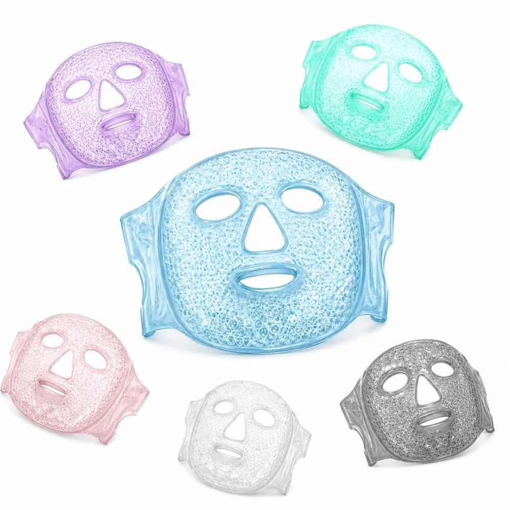 Reusable Gel Beads Hot/Cold Face Mask for Spa Therapy 2