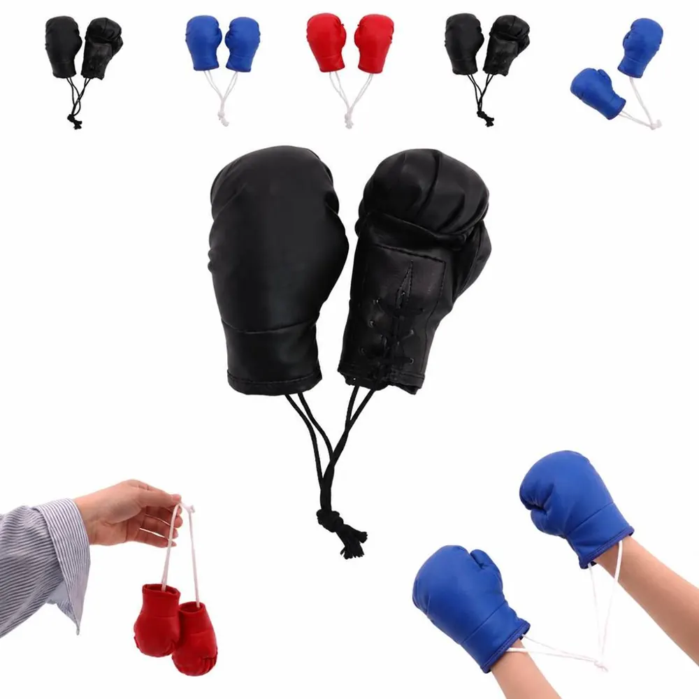 PVC Boxing Glove Keychain Realistic Miniature Decorative 2