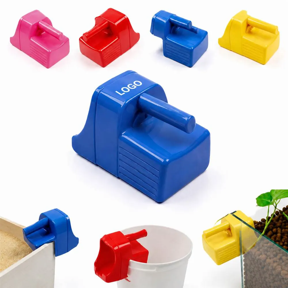 Durable Plastic Feed Scoop for Cattle, Horses & Sheep