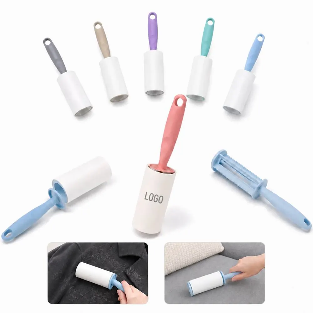 Reusable 60-Sheet Washable Lint Roller for Pet Hair & Fabric