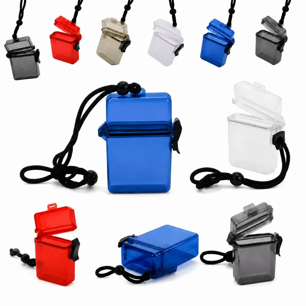 Waterproof Floating ID Storage Case with Neck Lanyard 2