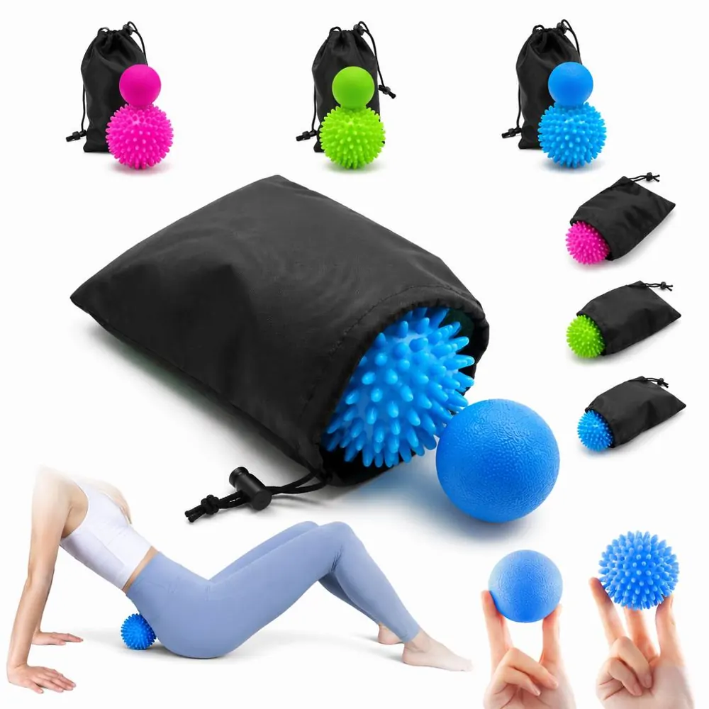 2-Piece Trigger Point Massage Ball Set with Travel Bag 2