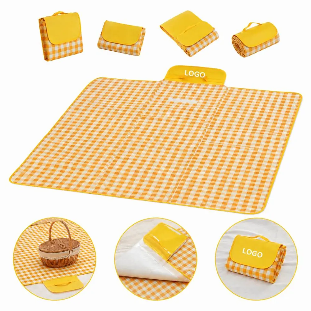 Waterproof Oxford Picnic Blanket for Beach Camping Outdoor