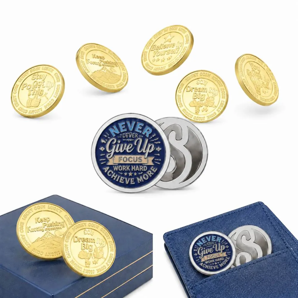 Custom 1.5" Zinc Alloy Challenge Coin, Double-Sided 2