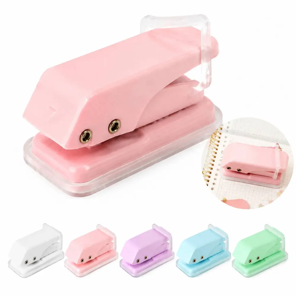 Mini Metal Hole Puncher Single Hole Paper Punch Portable 2