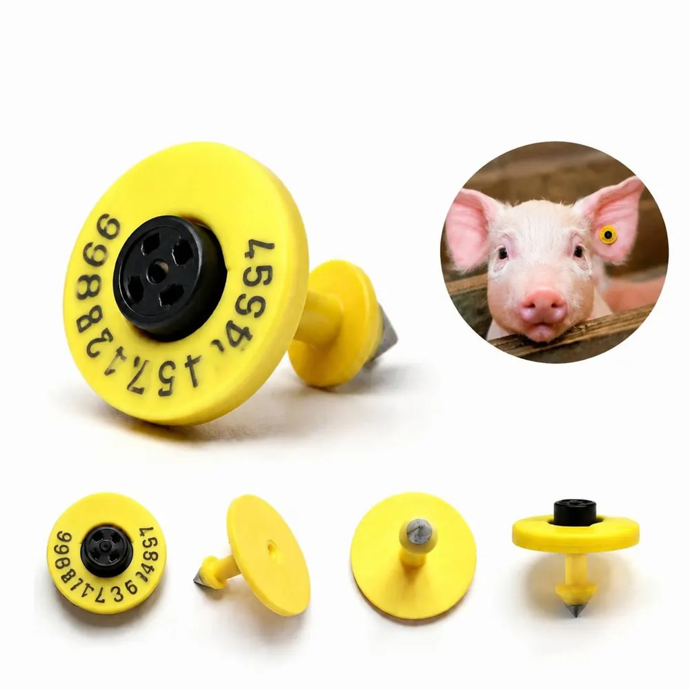 134.2kHz RFID Cattle Ear Tags for Livestock Tracking 2